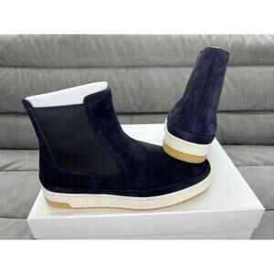 VINCE-RHYS Suede Sneaker-Women’s 6.5-Navy-Water Repellant-NIB-Authentic-Rare